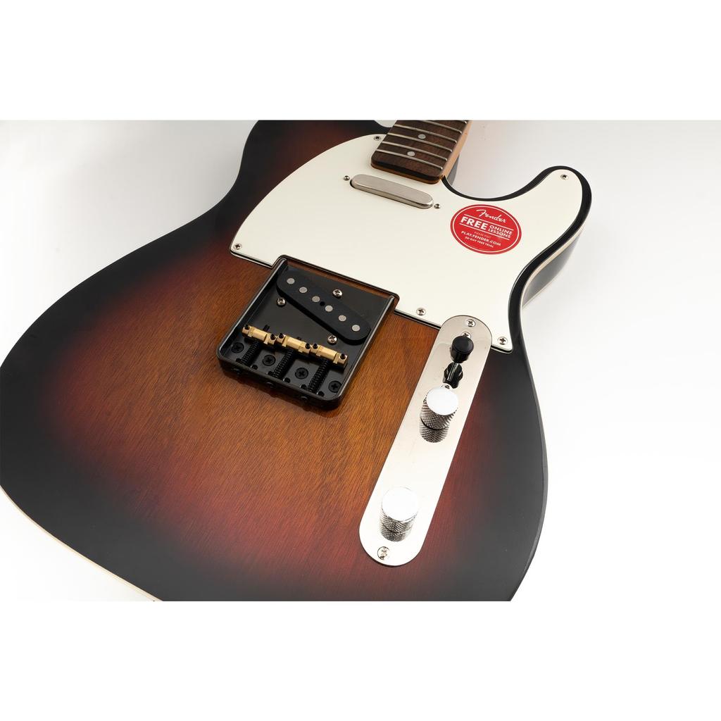 Musiclily Ultra 10.8mm Telecaster Bridge, 3-Way, Brass Saddles, Aluminum Plates, for Vintage TL Electric Guitars, Black