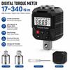 LED Digital Torque Gauge, 17–340 N·m Electronic Torque Tester, Torque Measurement Instrument with Buzzer Alarm