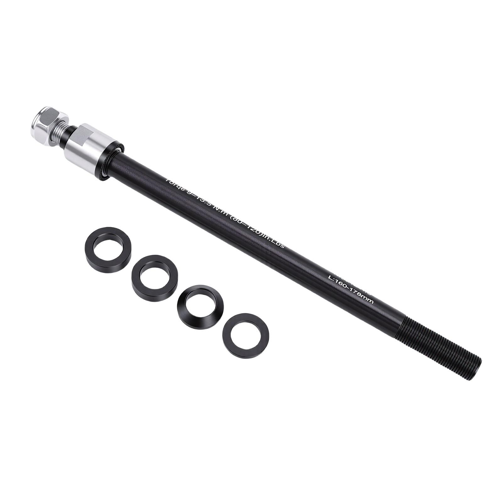 

Bike Trailer Thru Axle Quick Release Bike Trailer Thru Axle Adapter Aluminum Stainless Steel for Cycling