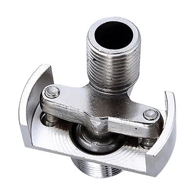 (SU)Shower Faucet With Extended Elbow Foot, Reducer, Eccentric Screw, Elbow Foot