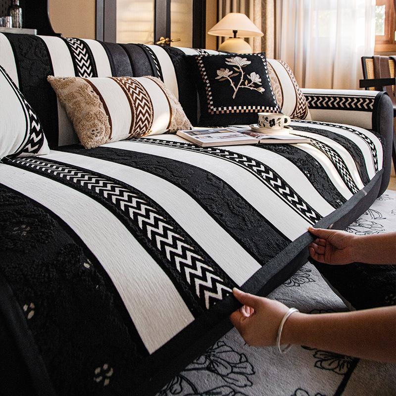 Four Seasons Universal Special-Shaped Sofa Cushion  New Combination Sofa Cushion Straight One-Piece Irregular Cover