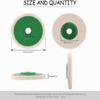 10 Pieces 4 Inch Wool Sanding Discs Wet Dry Sanding Discs Flap Disc for Die Grinder Surface Prep Strip Grind Polishing