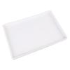 Plastserveringsbricka 23x33 cm Stor Återanvändbar Rektangulär Festbricka för Teservis Frukt Efterrätter Serveringsbricka