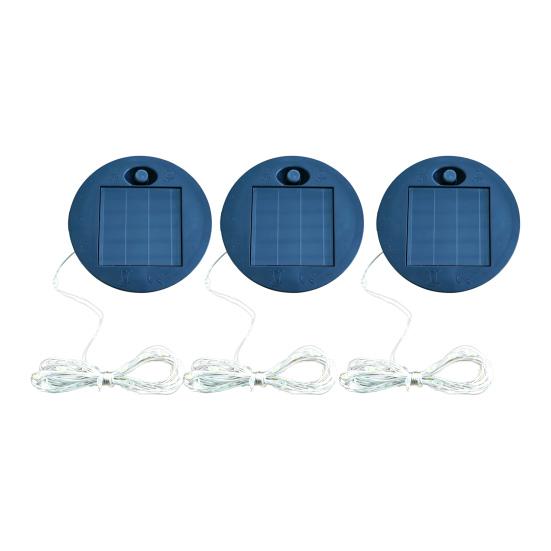 Solar-Einmachglasdeckel mit Licht, Outdoor-Glasflaschen-Solarleuchte mit LED-Lichterkette, Wasserdichtes Ladezubehör für Garten, Terrasse, Camping