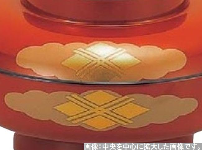 Boîte Jubako à l'anguille style japonais J-kitchens (Boîte Jubako Unagi) 16.5x16.5x9.3cm Fabriqué au Japon PNO.341649