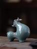 Chinese Style Ge Kiln Horse Decoration Piece, Ceramic Animal, Wild, Creative Home, Living Room, Tea Ceremony, New