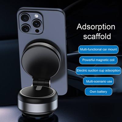 Magnetic Car Phone Holder Powerful Electric Suction Cup Vacuum 360 Degree Rotating Adjustable