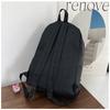 New Backpack Women Korean Style Minimalist College High School Couple Backpack Japanese Nylon Junior Backpack