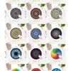 Ethnic Style Pattern Round Small Creative Thickened Mouse Pad Keyboard Pad Office Cup Table Mat Production