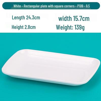 Handun Melamine Rectangular Snack Plate