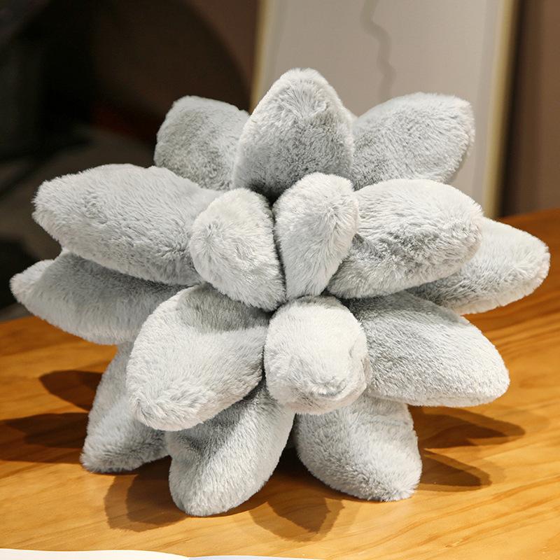 NEW Soft Succulents Plush Stuffed Toys Various Cute Potted Flowers Bookshelf Pillow Home Living Room Decoration Girls Gifts