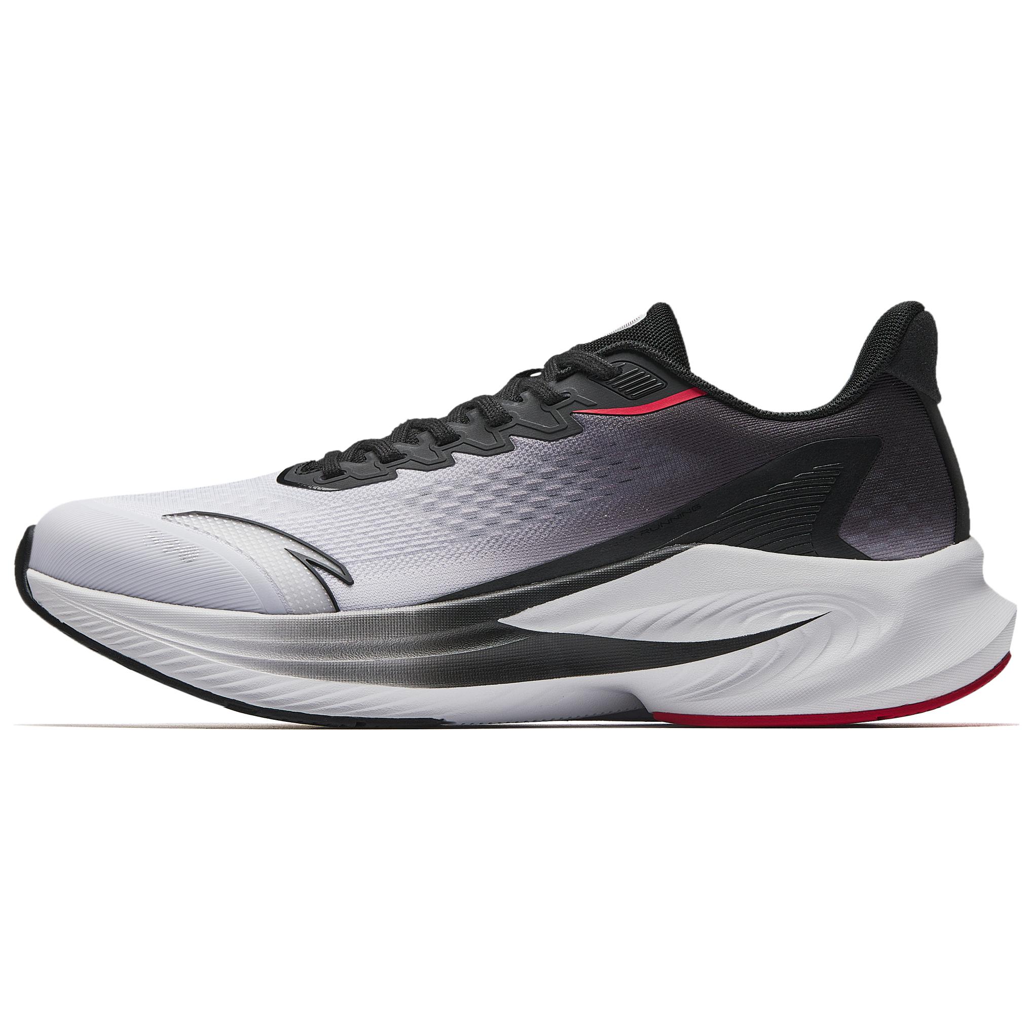 

New Anta Cushioned Anti-Slip And Wear-Resistant Lightweight Low-Top Casual Running Shoes Men s White Black 912515511-3 40.5