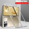 For Xiaomi Mix Fold 2 Fold2 5G Slankt Hardt PC Klart Gjennomsiktig Telefondeksel Støtsikkert Bakdeksel Etui Fundas Capa