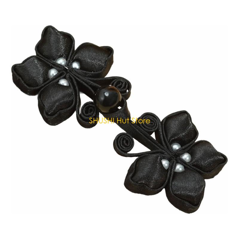 Cheongsam Buttons Cheongsam Cardigans Costume Outfit Sewing Chinese Closures Buttons Handmade Sewing Fasteners Closures D57B