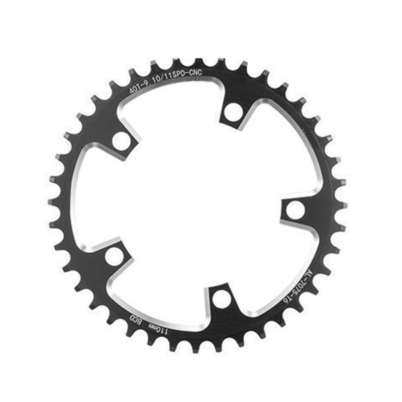 110BCD/130BCD Narrow Wide Chainring Aluminum Alloy Mountain Bicycles 5 Screws Round Chainring Direct Mounted Chainring