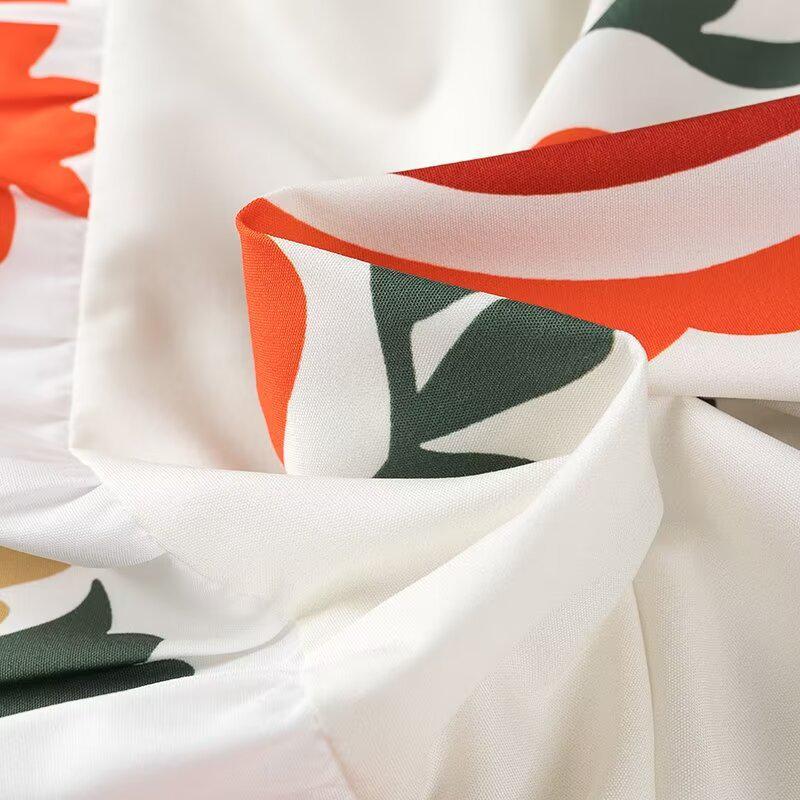 Summer 2024 Women's Floral Print Long Dress