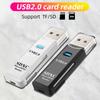 HdoorLink USB3.0 2 IN 1 Card Reader Micro SD TF Memory Card Reader USB2.0 Card Reader Flash Drive For PC Laptop