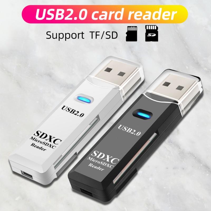 HdoorLink USB3.0 2 IN 1 Card Reader Micro SD TF Memory Card Reader USB2.0 Card Reader Flash Drive For PC Laptop