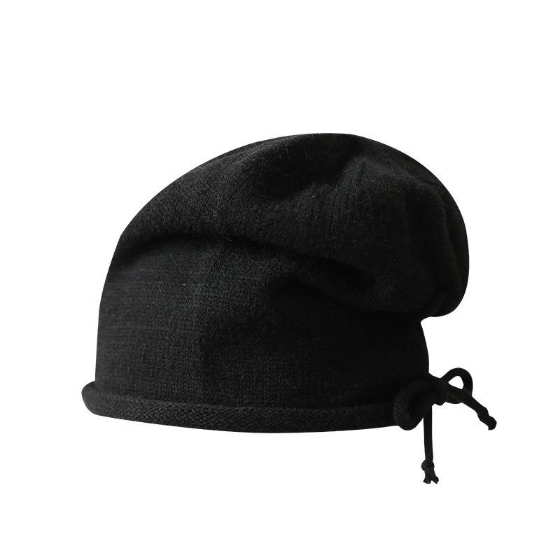 Men's and Women's Hats, Versatile Sleeves, Stacking Hats, Bald Hats, Knitted Thermal Bald Hats, Single-layer Showing Small Face