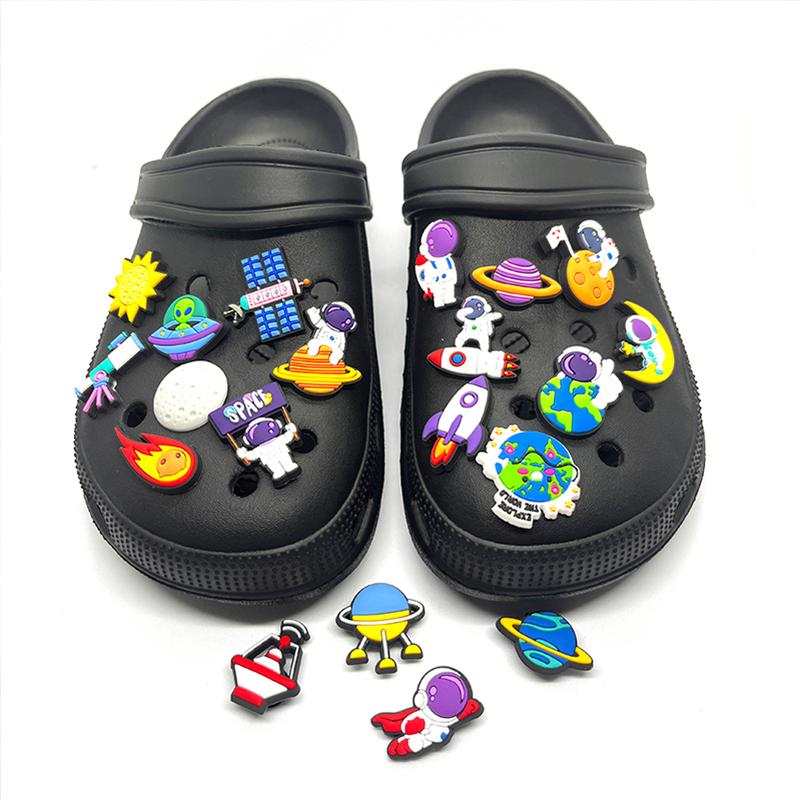 20Pcs Astronaut Series PVC Shoe Charms for Shoe Decoration