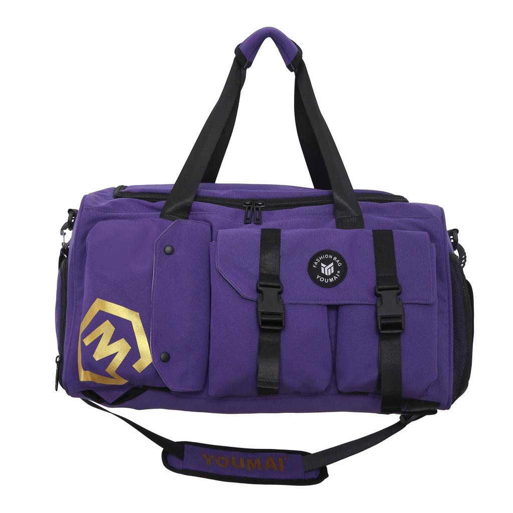 Multifunctional Travel Fitness Bag Large Capacity Crossbody Hand Luggage Dry and Wet Separation Swimming Bag