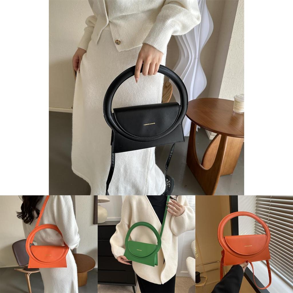 Trendy Small Square Pu Leather Shoulder Bag Stylish 2023 Fall Fashion Womens Handbag