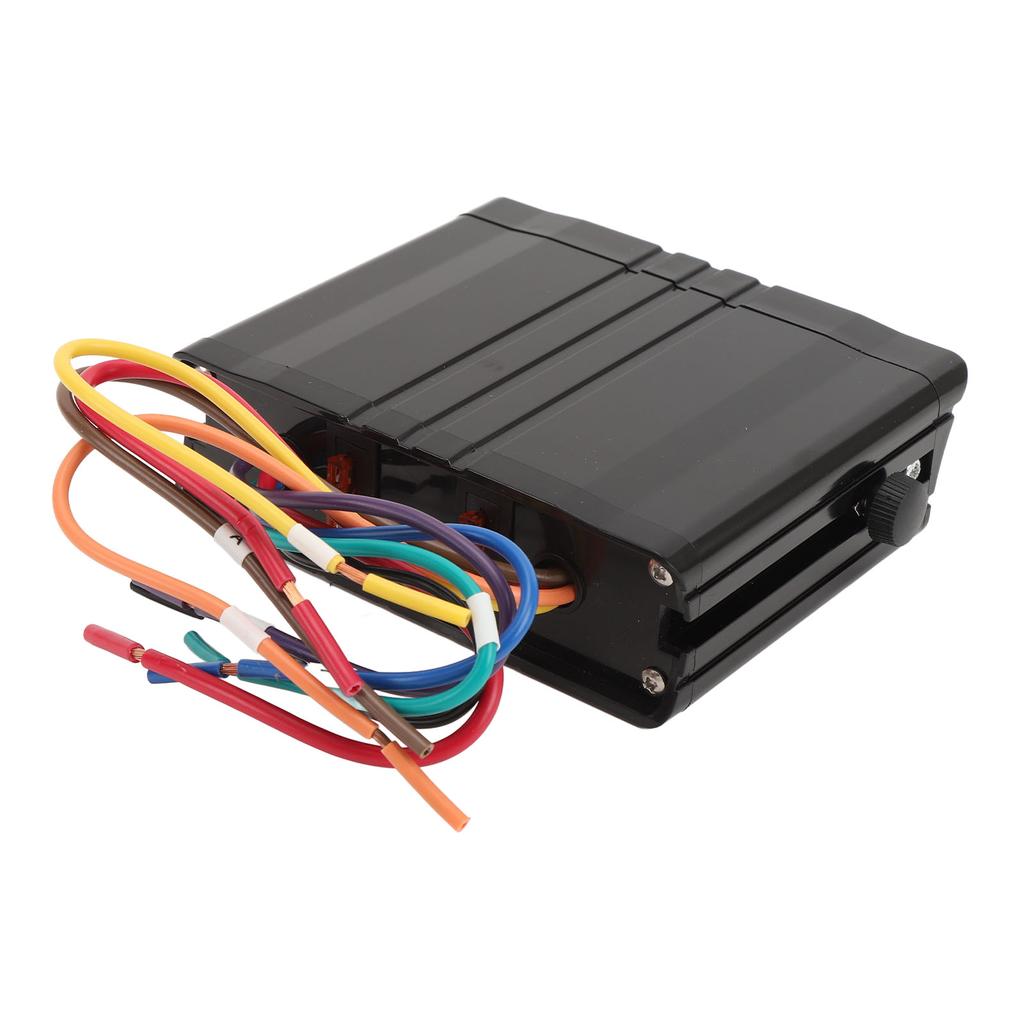 6 Gang Rocker Switch Box DC12V 40A Blue Light Multifunctional Universal Fit for Automotive Cars Vehicles Boats RVs SUVs