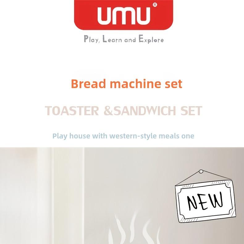 Wooden PopUp Toaster Toy Set,Playhouse Breakfast, Sandwich Set for Pretend Kitchen Role Play Toys for Boys And Girls Aged 3 to 6,Perfect for Christmas