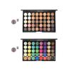 Pearlescent 40-Color Eyeshadow Palette - Earth Tone Collection