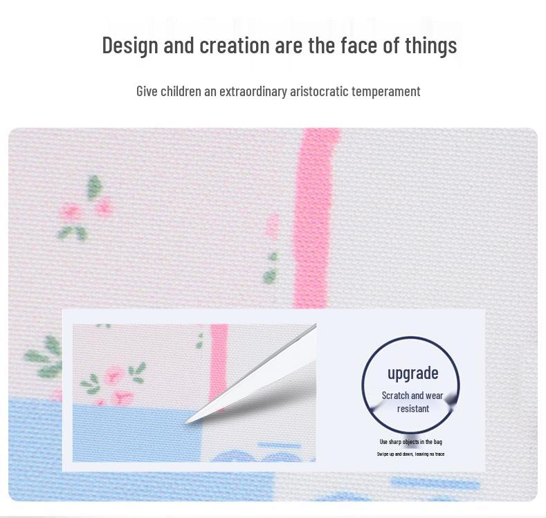 Lightweight Large Capacity Cat Cartoon School Backpack for Boys and Girls