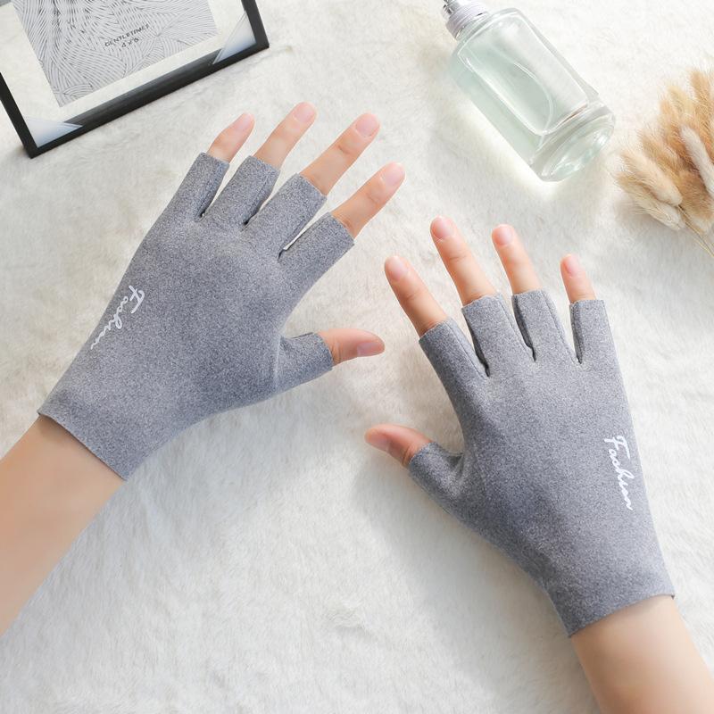 Warm Half-finger Gloves Men and Women Autumn and Winter