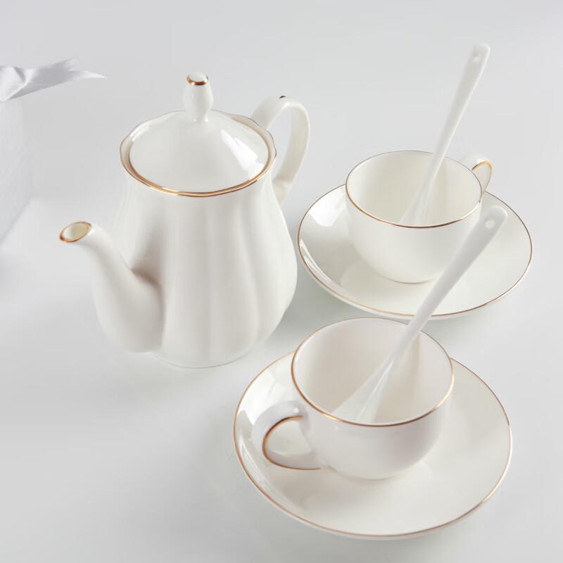 Кофейный сервиз из костяного фарфора Shengshi Tangyun