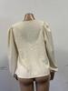European & American Chiffon Long-Sleeve Loose V-Neck Women's Top