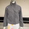 2025 Spring/Summer Women's Elegant Stand-Up Collar Short Woolen Coat