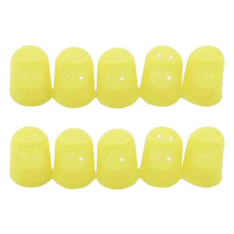 Sewing Thimble Breathable Protective Silicone Finger Thimble Finger Cover Caps Quilting Sewing Needlework Craft NEW
