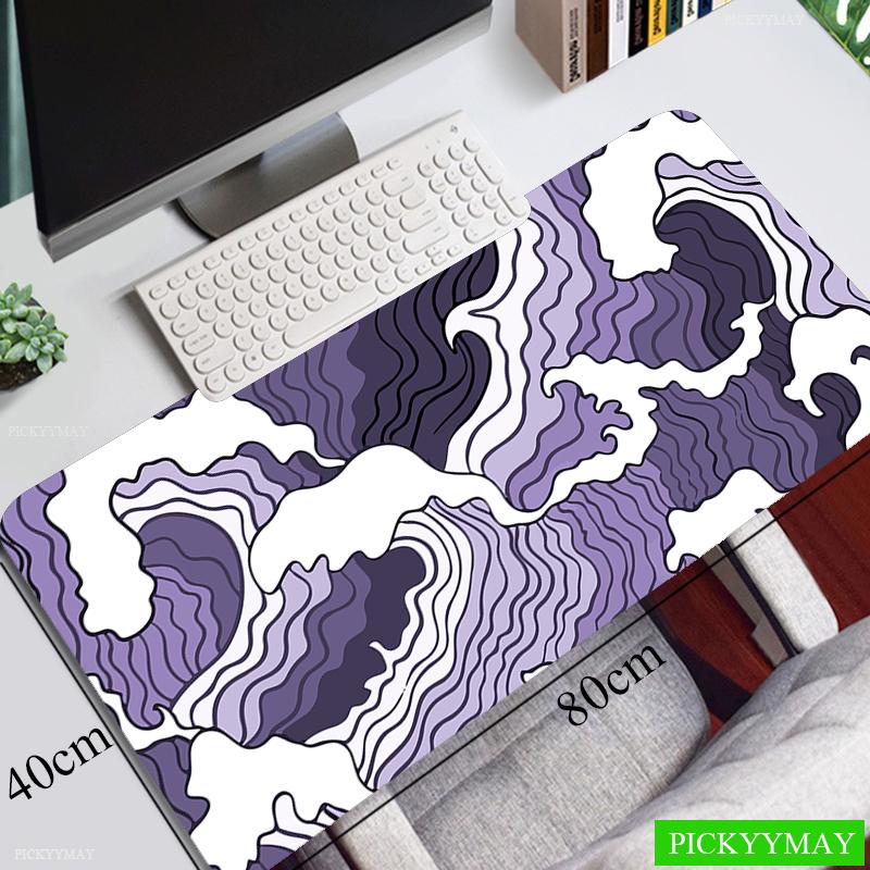 Blue Sea Waves Large Mouse Pad Xcm Big Computer Mousepads Gaming Mousepad Big Keyboard Mat Gamer Mouse Pads Desk Mats