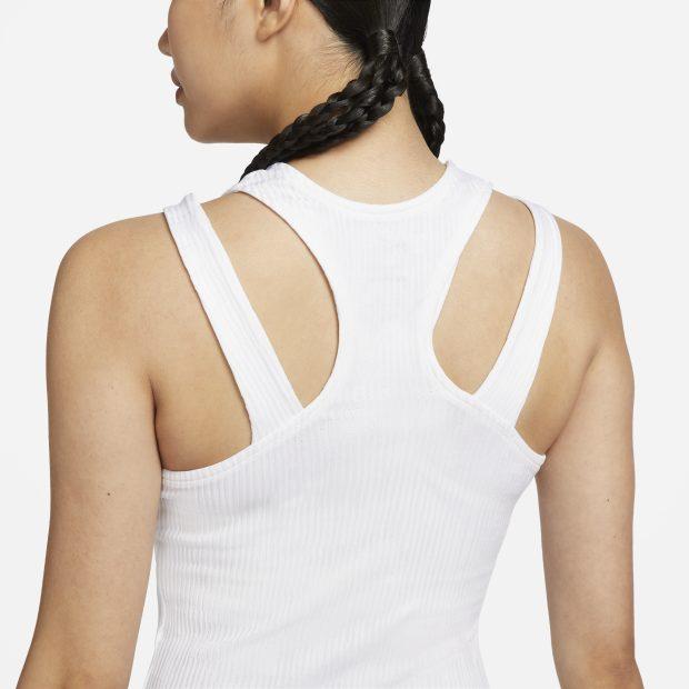 Nike Tank Tops Women's White Crew Neck Moderate Other FD5657-100