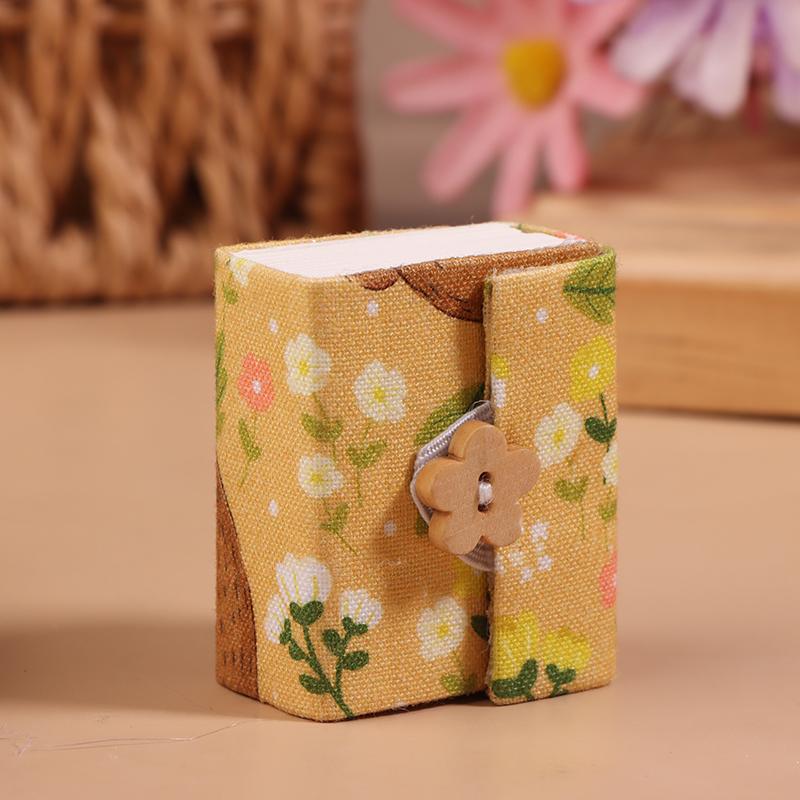 Mini Tragbares Handgemachtes Stoff Mittelgrob Aquarellbuch Handbuch Notizblock Skizzenbücher Studenten Kunstbedarf