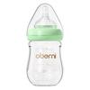 Aubeni 150ML Wide Mouth Glass Baby Bottle, Anti-Choke & Anti-Colic, for Newborns 0-6 Months