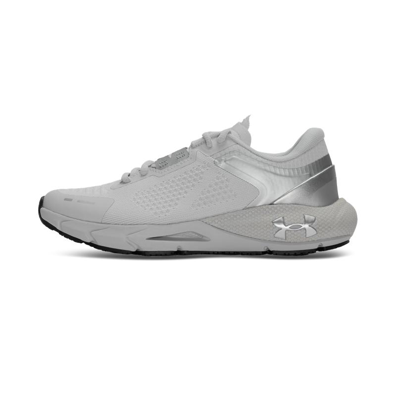 

Under Armour HOVR Phantom 24/7 Cushioning Abrasion Resistant Lightweight Low top Casual Shoes Women s Gray Silver Sneakers 3028447-014 38.5 серебряный