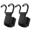 2 Pezzi Ganci per Sollevamento Pesi con Supporto per Polsi Fasce da Polso Gancio per Mano Palestra Cinturino da Polso Gancio Fitness Cinturino per Pesi Trazioni Guanti Power Lift