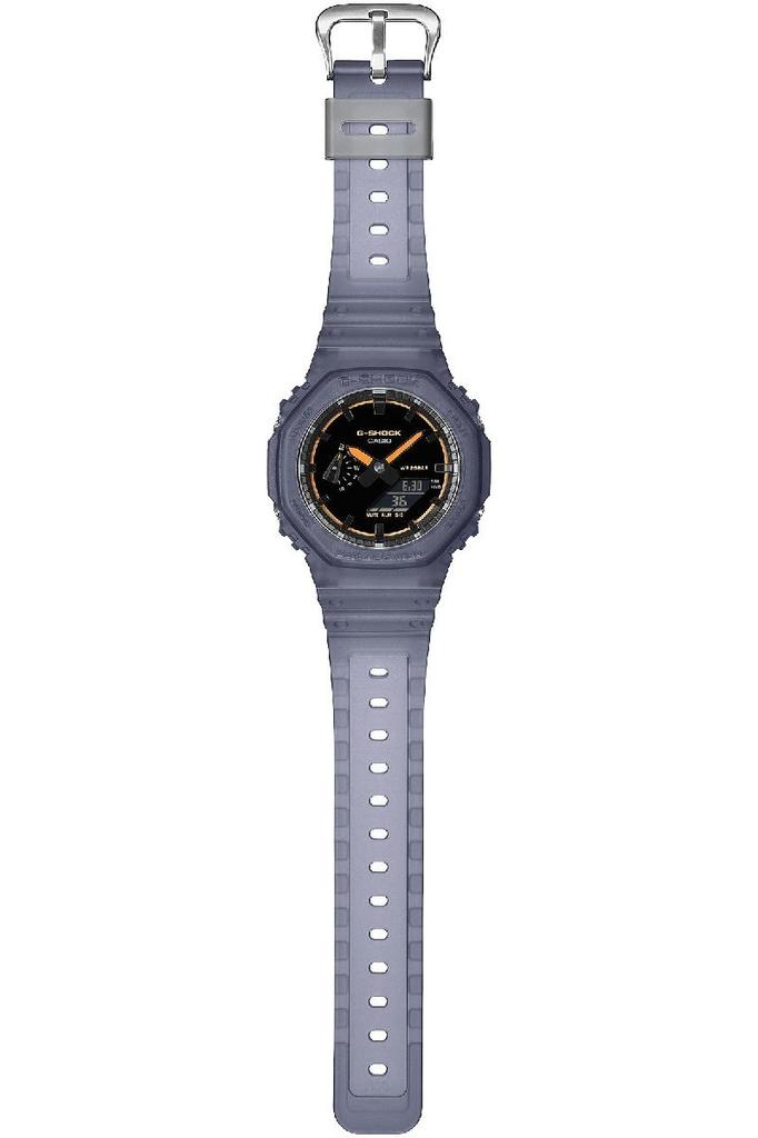 CASIO Warranty with Blue Special Navy Matte Skeleton [7-Year Review] G-SHOCK GA-2100K-2A Men's Watch, Color