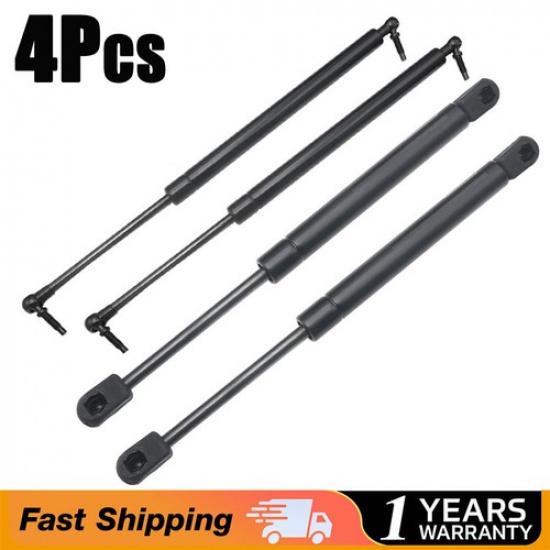 For Jeep Grand Cherokee Hood+Tailgate Lift Support Gas Shock Struts 4Pcs