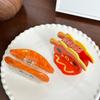 And Sweet Charming Sushi Hair Claw Colorful Acetate Clip Handcrafted For Girls Stylish
