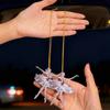 2pcs/set Car Rearview Mirror Pendant Plaque Keychain Lucky Goddess Car Charm Decoration Chain Bag Pendant Car Cute Decoration