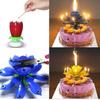 Musical Candle - XY FR - Lotus Flower - Non-toxic - 12x6x6cm - Kid's Birthday