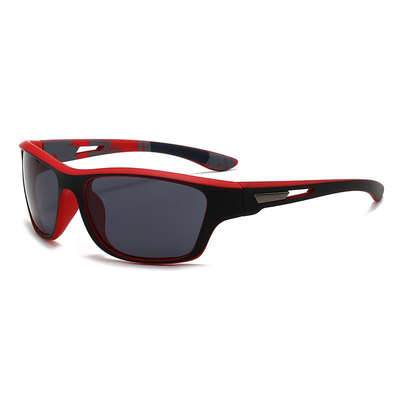 Men's Iridescent Polarized Cycling Sunglasses: Dustproof, Fashionable, UV Protection