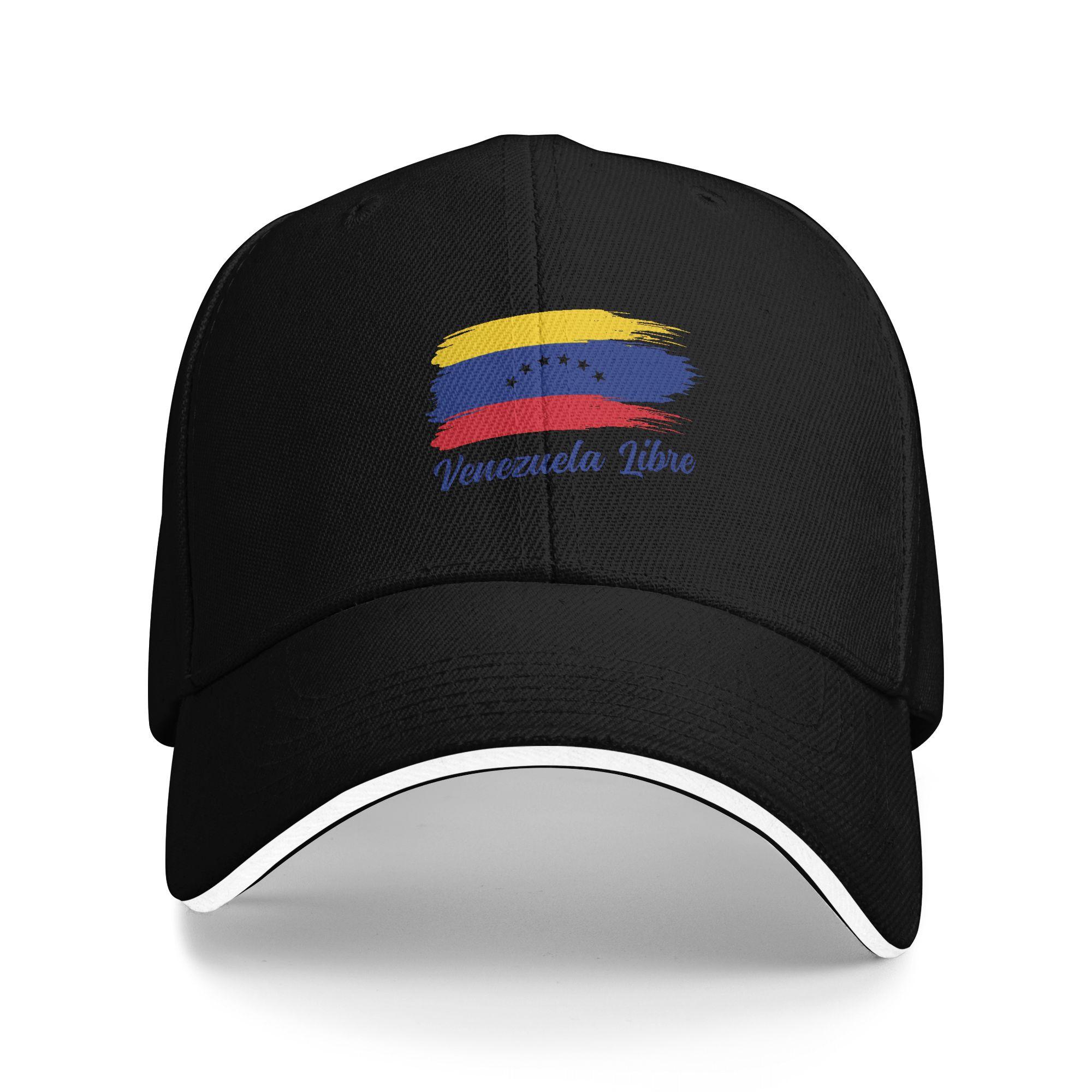 

Summer Venezuela Flag Baseball Cap Outdoor Sport Fashion Design Sun Hip Hop Hats Women Men Hot Sale Snapback Cap One Size чёрный