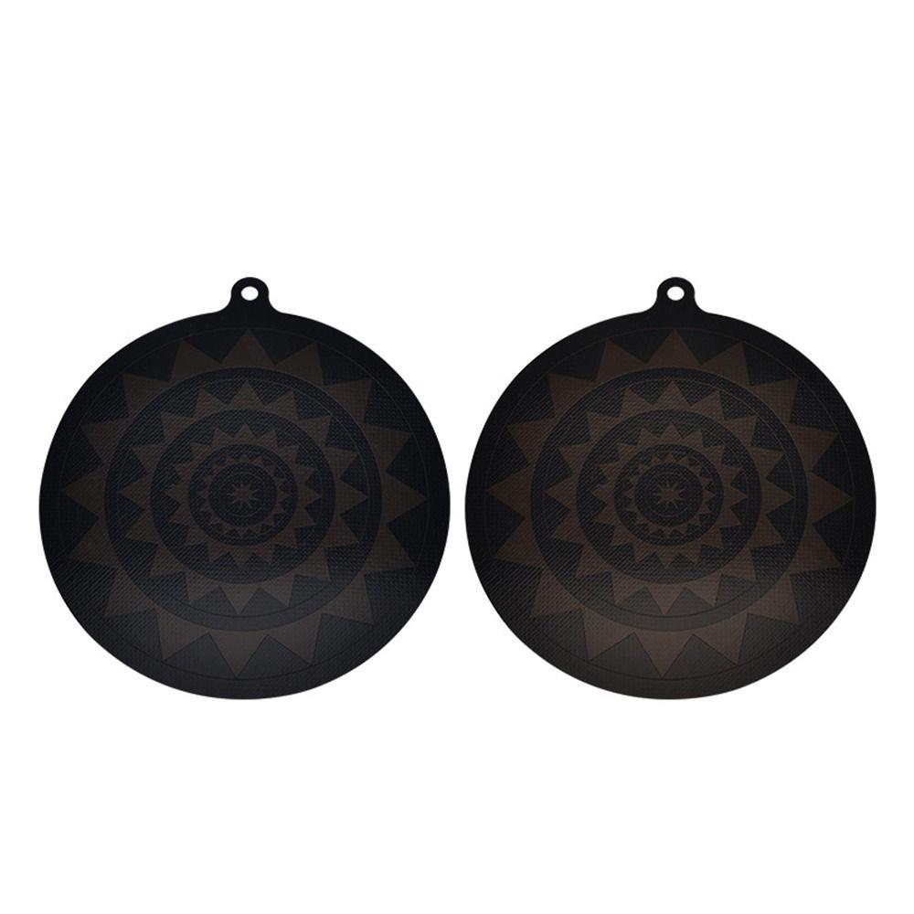 Silicone Induction Cooker Pad Black Table Placemat High Quality Pot Mat  Plate