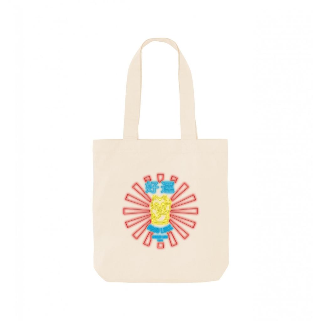 TORC Neon Lucky Cat Ramen Tote Bag